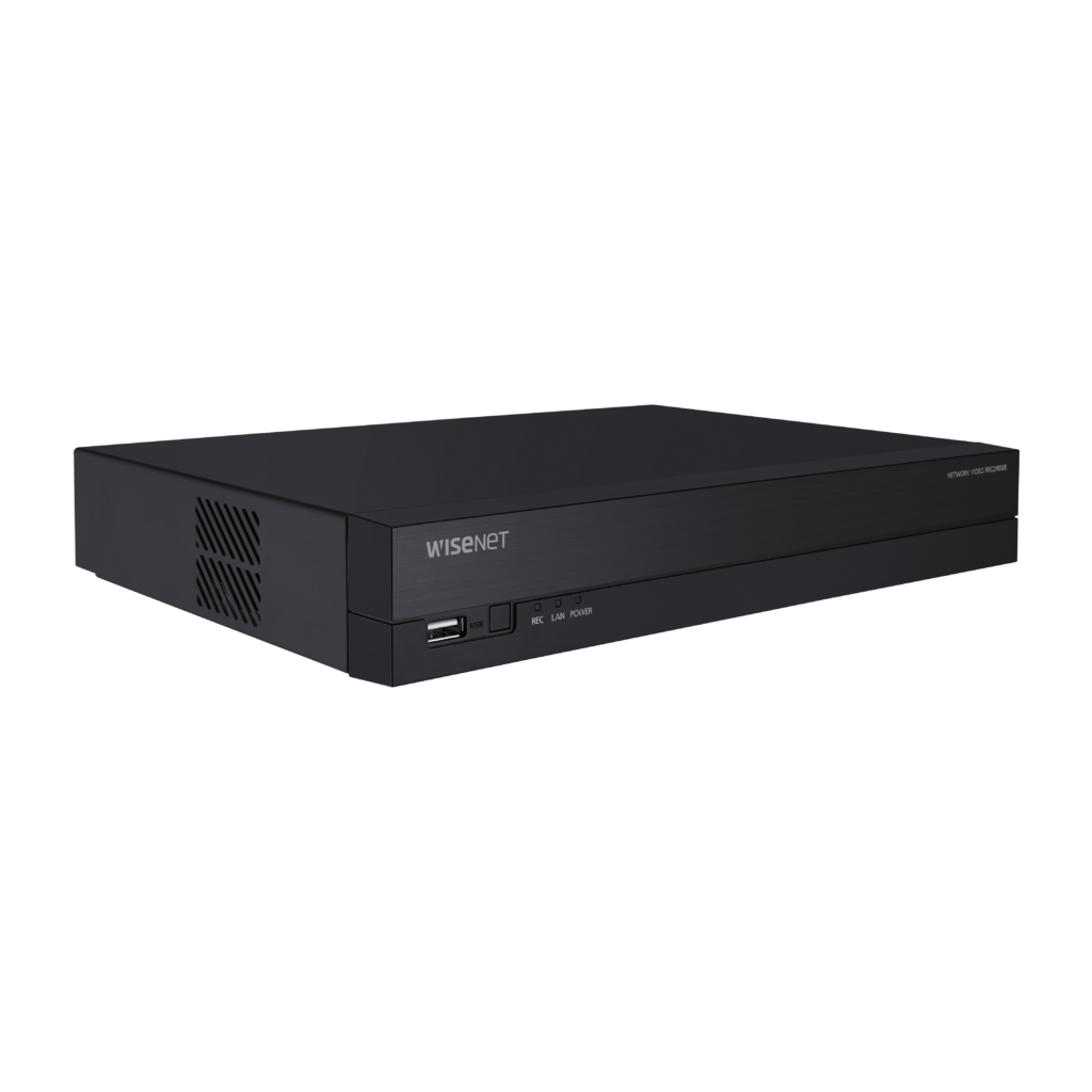Hanwha Vision QRN-820S – 8 Kanal Wisenet NVR Kayıt Cihazı (PoE)