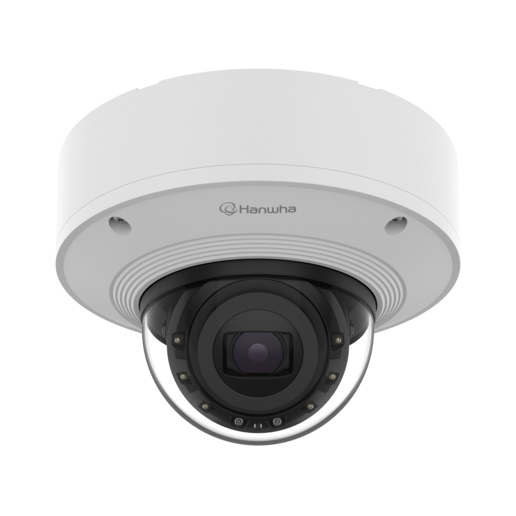 Hanwha Vision XNV-8083R – 6 MP Yapay Zekâlı Motorlu Değişken Odaklı Dome Darbeye Dayanıklı IP Kamera