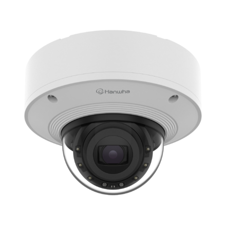 Hanwha Vision XNV-8083R – 6 MP Yapay Zekâlı Motorlu Değişken Odaklı Dome Darbeye Dayanıklı IP Kamera
