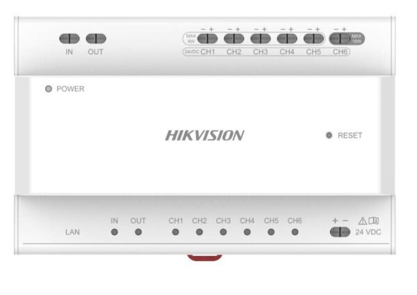 Hikvision DS-KAD706Y – 2 Telli IP 6 Portlu Dağıtıcı