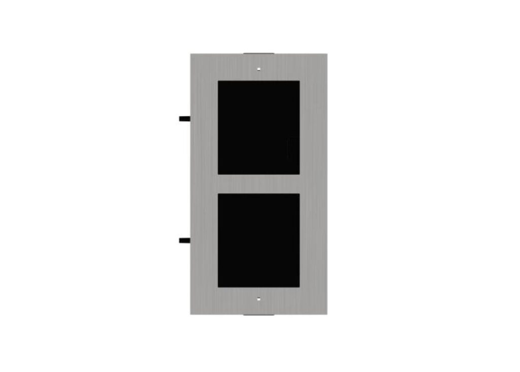 Hikvision DS-KD-ACF2/S – Modüler Kapı Paneli Gömme Montaj Aparatı (2 Modül)