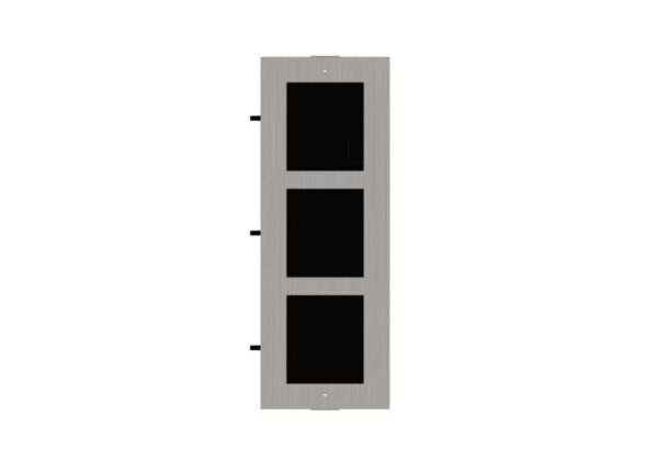 Hikvision DS-KD-ACF3/S – Modüler Kapı Paneli Gömme Montaj Aparatı (3 Modül)