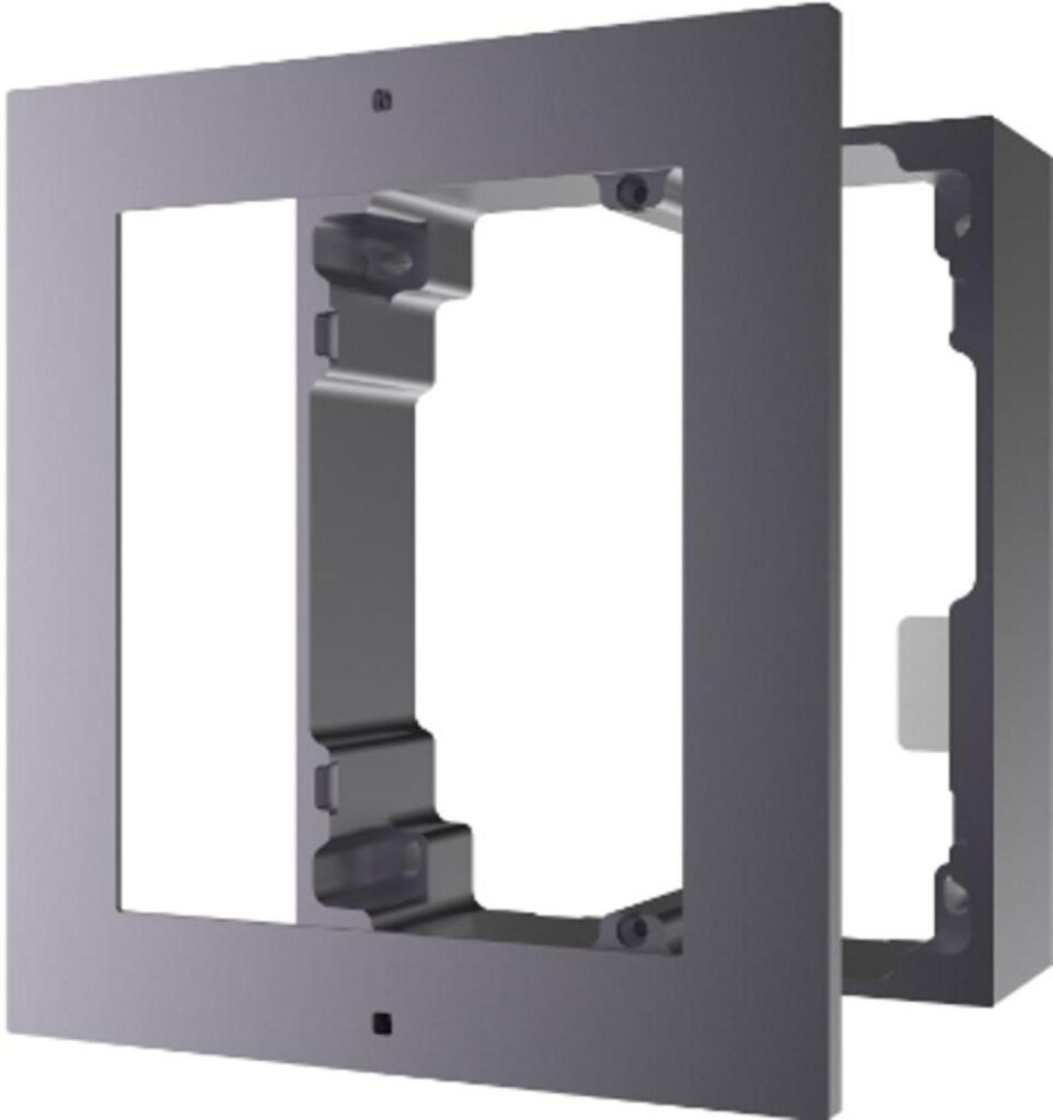 Hikvision DS-KD-ACW1 – Modüler Kapı Paneli Sıva Üstü Montaj Aparatı (1 Modül, Alüminyum)