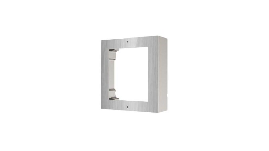 Hikvision DS-KD-ACW1/S – Modüler Kapı Paneli Sıva Üstü Montaj Aparatı (1 Modül, Paslanmaz)