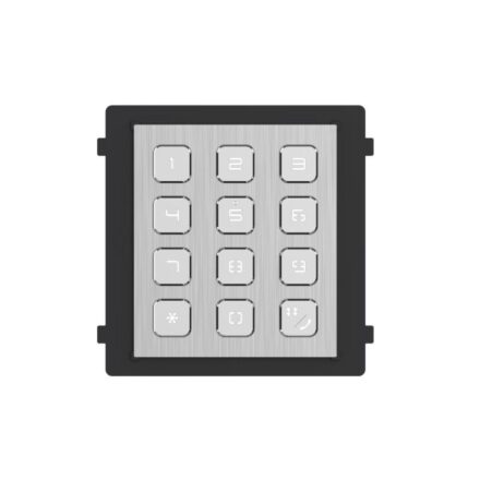Hikvision DS-KD-KP/S – Paslanmaz Çelik Tuş Takımı Modülü (KD8 Pro Modüler)