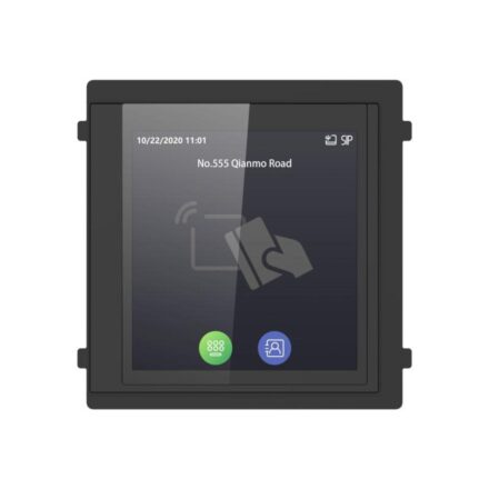 Hikvision DS-KD-TDE – 4 inç Dokunmatik Ekran Modülü, EM Kart Okuyuculu (KD8 Pro)