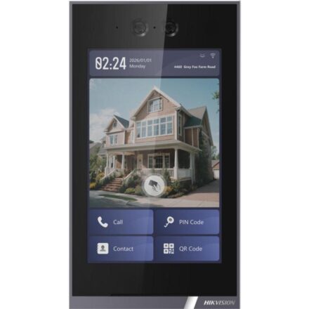Hikvision DS-KD9434-E1 – 8 inç 4 MP Android IP Apartman Kapı Paneli (9 Serisi)