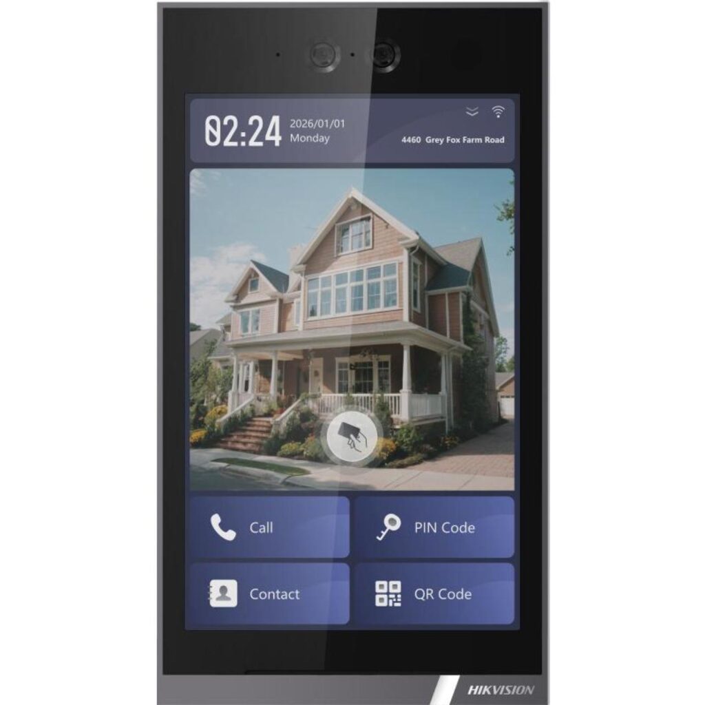 Hikvision DS-KD9664-WE1 – 10.1 inç Android IP Apartman Kapı Paneli (9 Serisi)