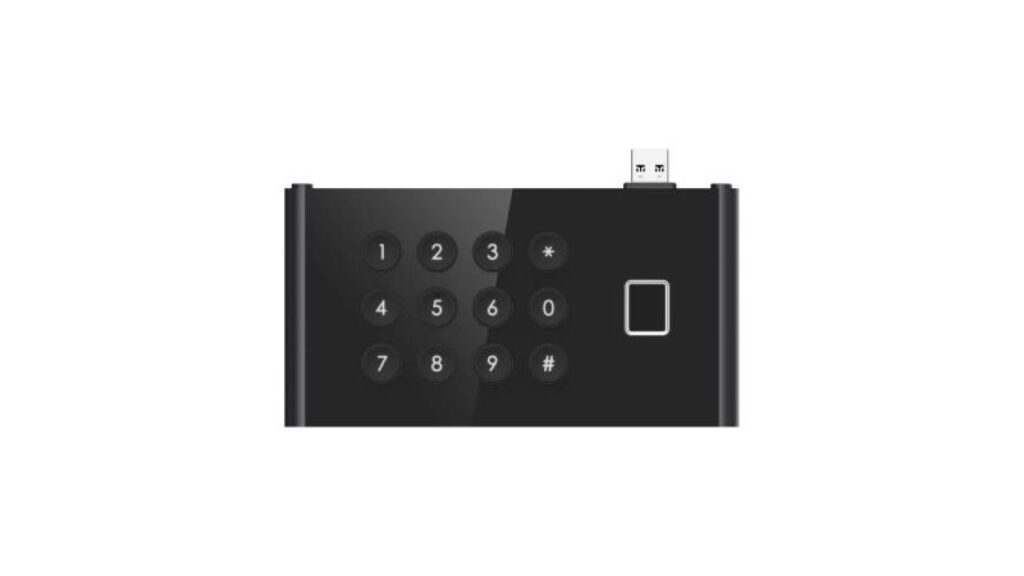 Hikvision DS-KDM9403-FKP – Parmak İzi ve Tuş Takımı Modülü (KD9403 için)