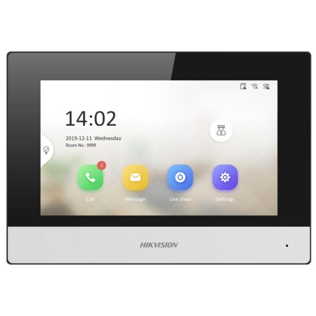 Hikvision DS-KH6320-TE1(B) – 7 inç IP İç Ünite (KH6 Serisi)