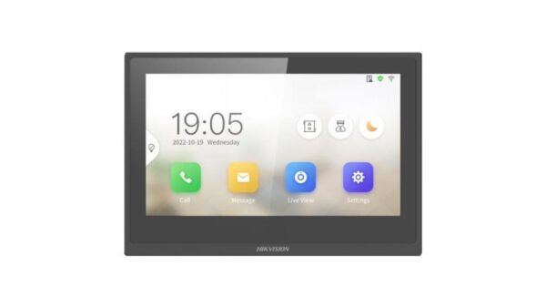 Hikvision DS-KH6351-WTE1 – 7 inç Alüminyum Kasalı IP İç Ünite, Wi-Fi (KH6 Serisi)