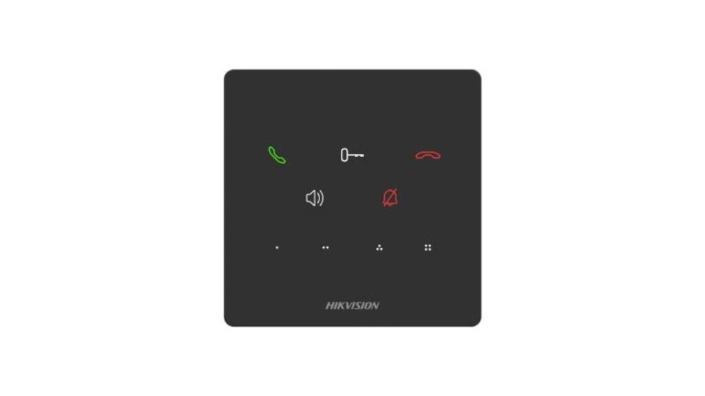 Hikvision DS-KH7000EY-E2 – 2 Telli HD Sesli İç Ünite, Siyah