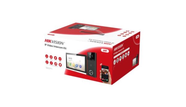Hikvision DS-KIS610-P – 4MP IP Görüntülü Diafon Villa Seti, Kartlı