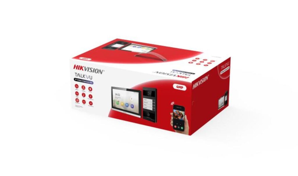 Hikvision DS-KIS621-S – IP Görüntülü Diafon Seti (4MP, 150°, Yüz Tanıma)