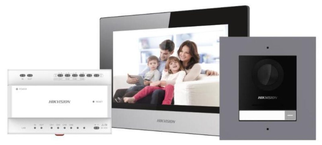 Hikvision DS-KIS702EY – 2 Telli IP Görüntülü Diafon Villa Seti (EY)