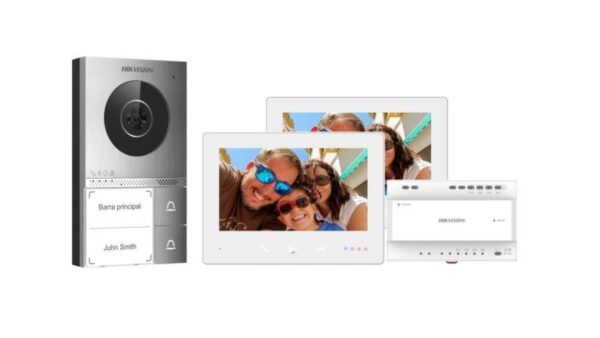 Hikvision DS-KIS705EY-2Monitors – 2 Telli HD Görüntülü Diafon Seti (2 Monitörlü)