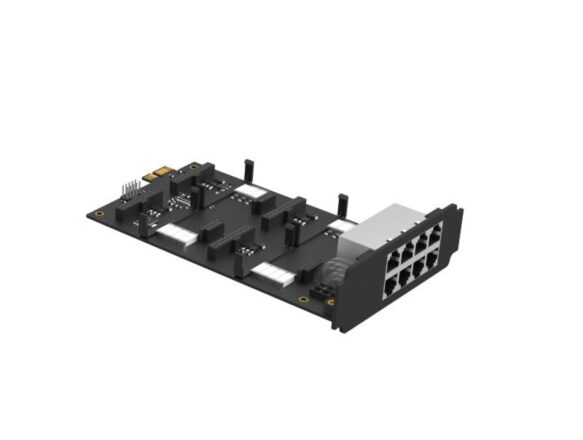 Hikvision DS-KSMET08 – SIP Sunucu Genişletme Kartı (8 x RJ11)