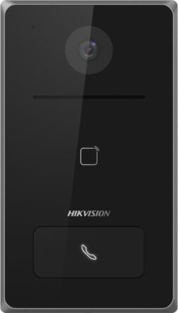 Hikvision DS-KV6133-WME1/Flush – 1 Butonlu IP Villa Kapı Paneli, Wi-Fi (Sıva Altı)