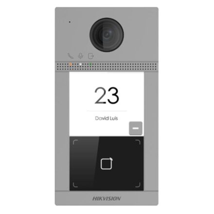 Hikvision DS-KV8113-WME1(C) – 1 Butonlu Metal IP Villa Kapı Paneli