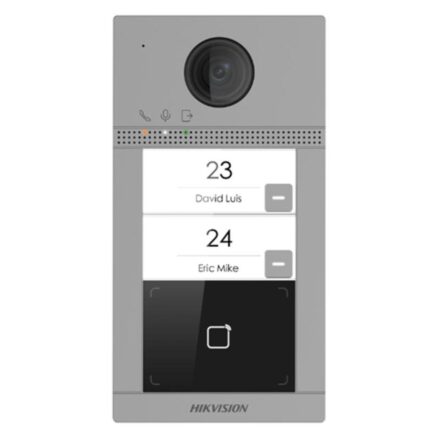 Hikvision DS-KV8213-WME1(C) – 2 Butonlu Metal IP Villa Kapı Paneli