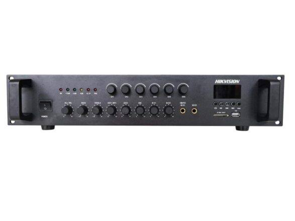 Hikvision DS-QAE0A240G1-VB6 – 240W 6 Bölgeli Analog Anons Amplifikatörü