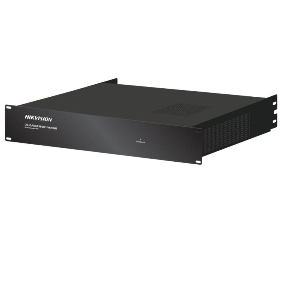 Hikvision DS-QAE0A360G1-V6/ENB – 360W EN54 Acil Anons (EVAC) Yedek Amplifikatörü