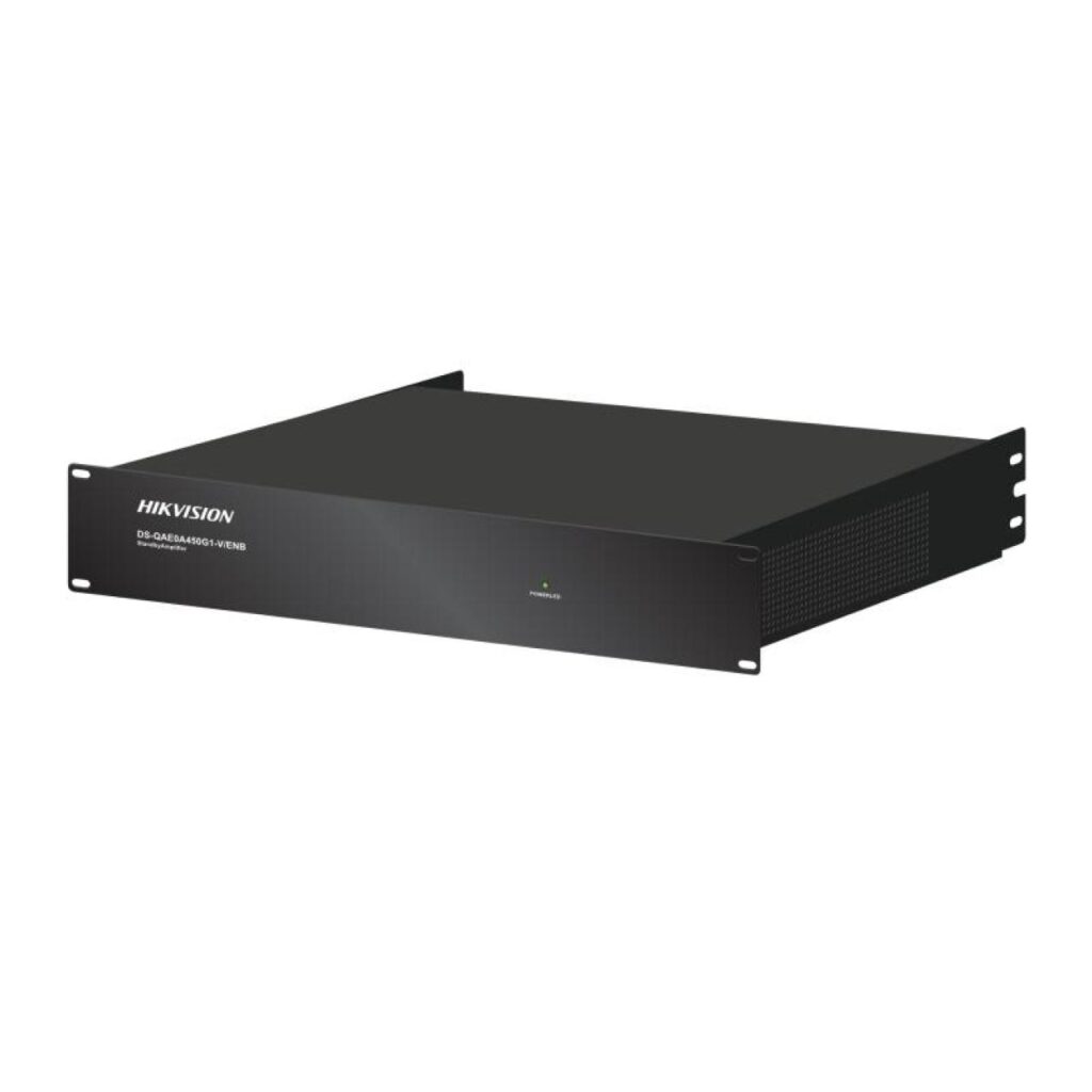 Hikvision DS-QAE0A450G1-V/ENB – 450W EN54 Acil Anons (EVAC) Yedek Amplifikatörü