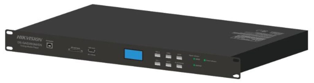 Hikvision DS-QAE0BGM/EN – EN54 Acil Anons Sistemi Ses Oynatıcı (BGM)