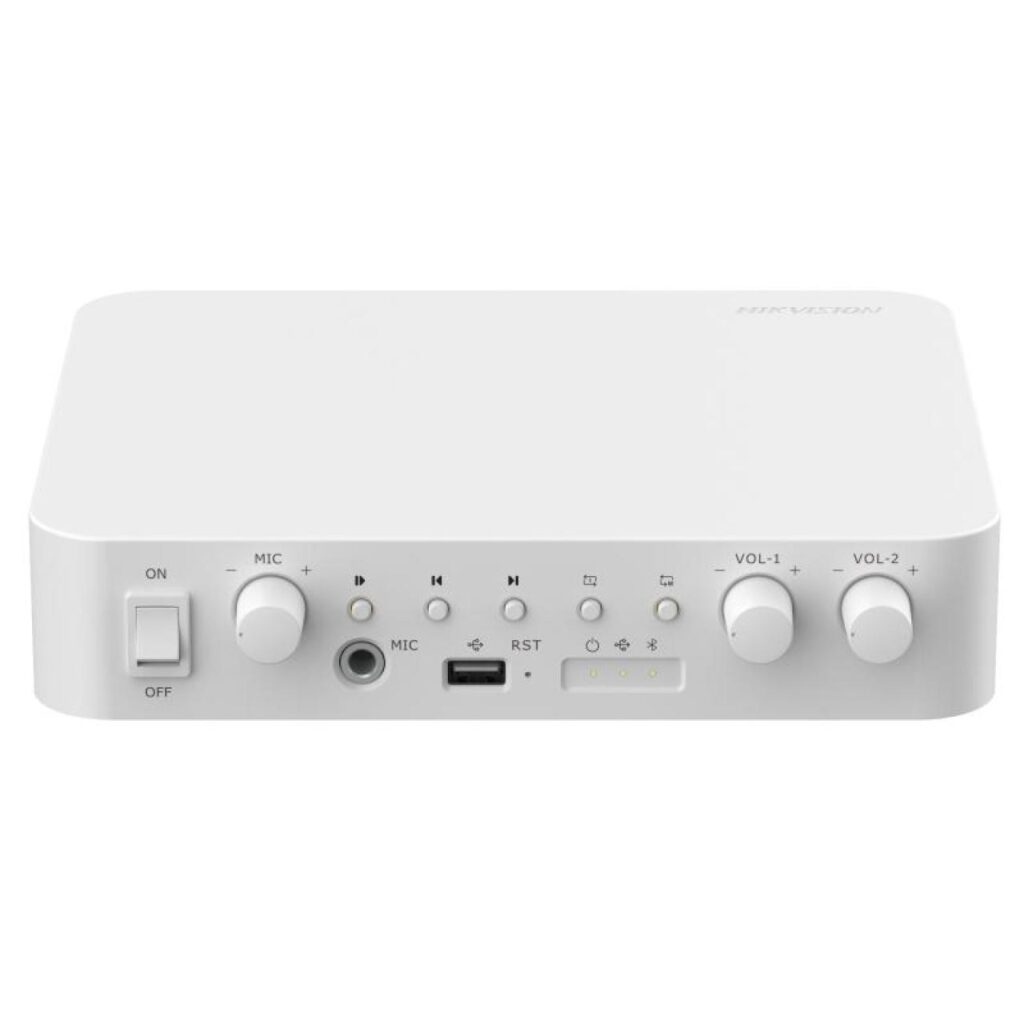 Hikvision DS-QAE1A80G1-VB – 80W 2 Bölgeli IP Anons Amplifikatörü