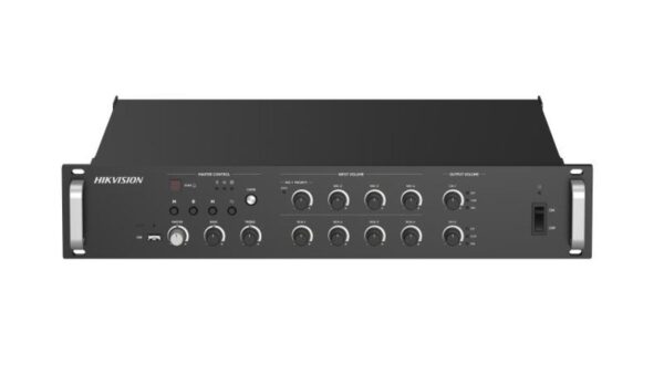 Hikvision DS-QAZ1A500G1-VB2(B) – 500W 2 Bölgeli IP Anons Amplifikatörü