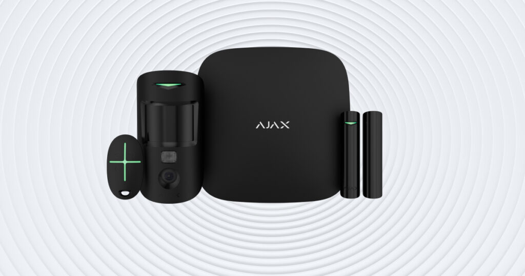 Ajax StarterKit Cam – Fotoğraflı doğrulamalı kablosuz alarm seti