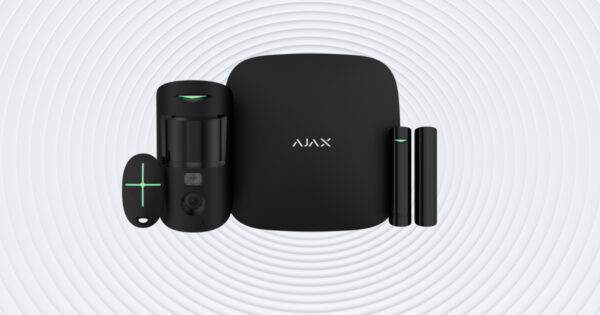 Ajax StarterKit Cam Plus – Fotoğraflı doğrulamalı, LTE destekli kablosuz alarm seti