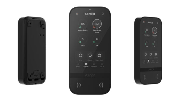Ajax KeyPad TouchScreen Jeweller – Dokunmatik ekranlı kablosuz tuş takımı