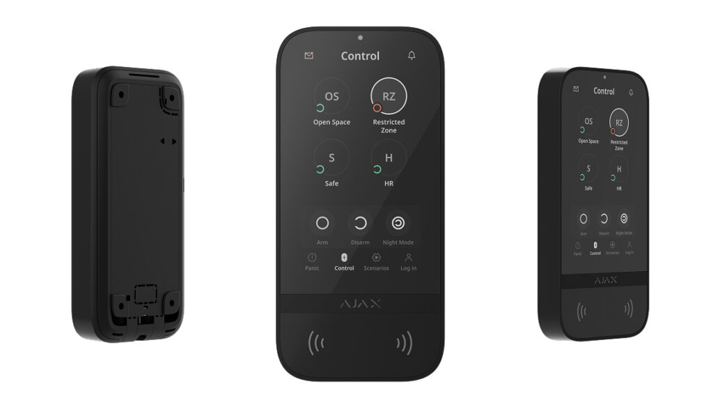 Ajax Superior KeyPad TouchScreen G3 Jeweller – Dokunmatik ekranlı kablosuz tuş takımı
