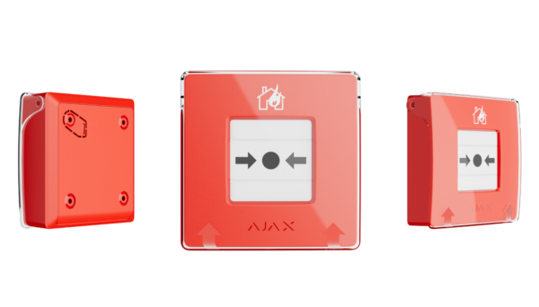 Ajax ManualCallPoint (Red) Jeweller – Kablosuz adreslenebilir sıfırlanabilir yangın ihbar butonu