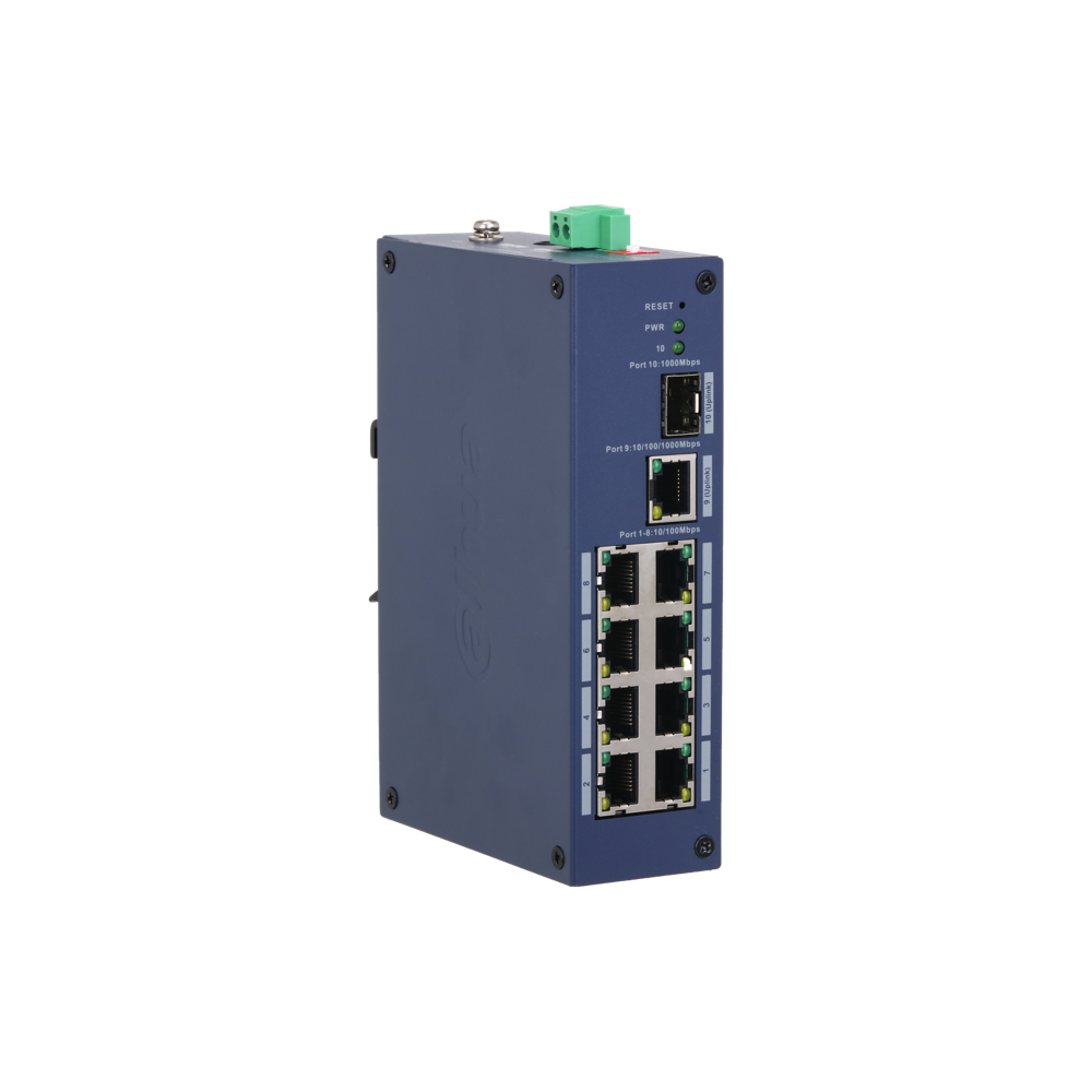 Dahua CHS4110-8ET – 10 Port Bulut Yönetimli Endüstriyel Switch