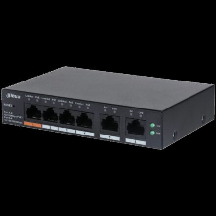 Dahua CS4006-4ET-60 – 6 Port Bulut Yönetimli Switch, 4 Port PoE