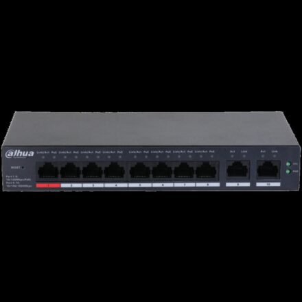 Dahua CS4010-8ET-110 – 10 Port Bulut Yönetimli Switch, 8 Port PoE