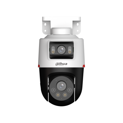 Dahua IPC-PTS2249B-E2-S-PV-LED-0360B-PRO – 2+2 MP WizColor Aktif Caydırıcılı Çift Lensli Sabit Lensli Pan-Tilt WizSense IP Kamera