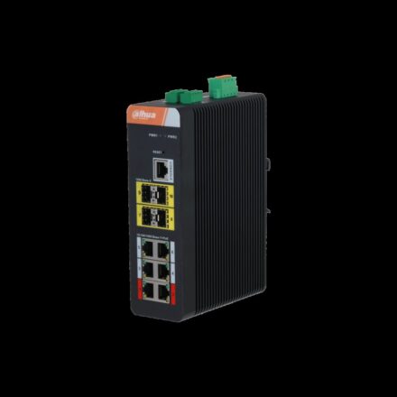 Dahua IS4410-6GT-120 – 10 Port Yönetilebilir Endüstriyel Gigabit Switch, 6 Port PoE
