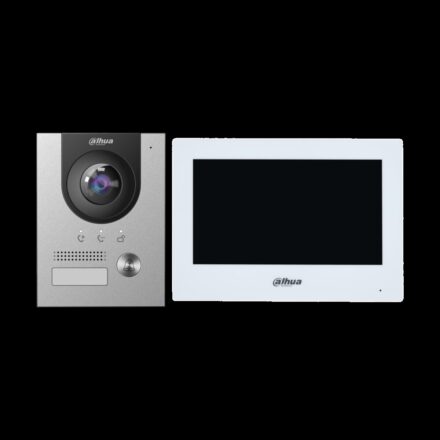 Dahua KTD02(F) – 2 Telli Villa Tipi Kapı Paneli + 2 Telli IP ve Wi-Fi İç Ünite (Monitör) (Sıva Altı) Seti