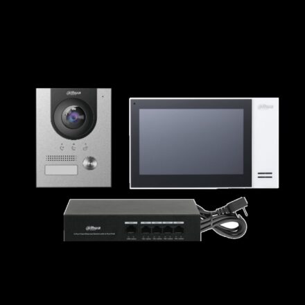 Dahua KTP01-S2(F) – IP Villa Tipi Kapı Paneli + İç Ünite (Monitör) (Set)