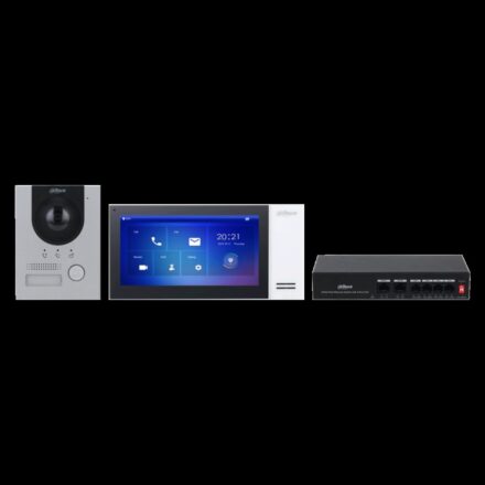 Dahua KTP01-S2(S) – IP Villa Tipi Kapı Paneli + İç Ünite (Monitör) Seti