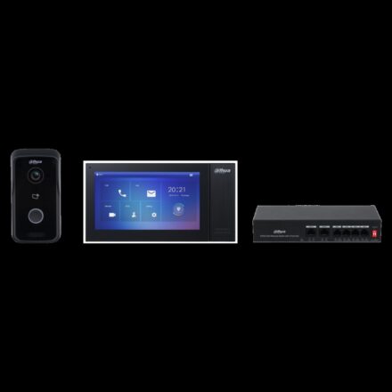 Dahua KTP02 – IP Villa Tipi Kapı Paneli + İç Ünite (Monitör) Seti
