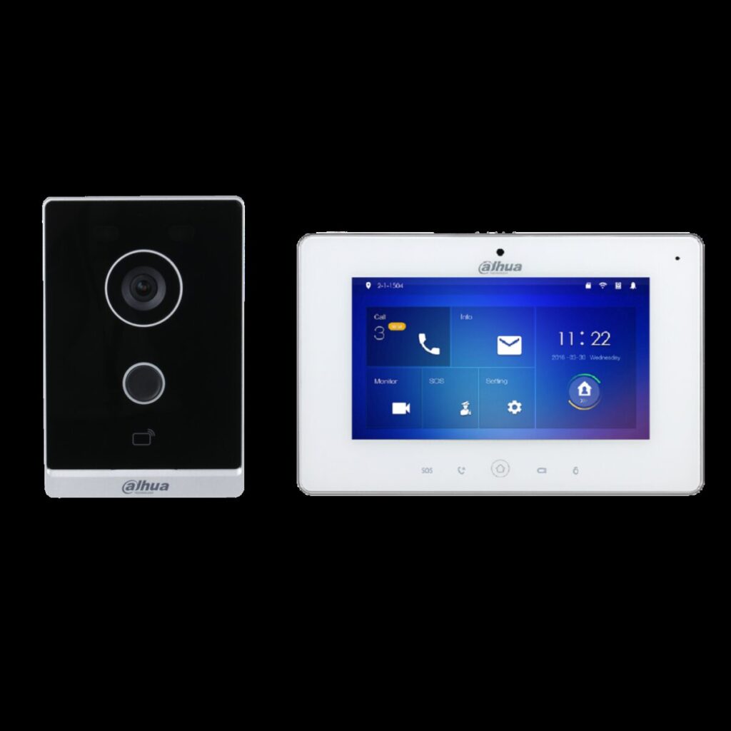 Dahua KTW01 – IP Villa Wi-Fi Kapı Paneli + Wi-Fi İç Ünite (Monitör) Seti