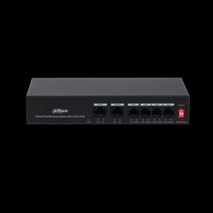 Dahua PFS3006-4ET-36 – 6 Port Fast Ethernet Switch, 4 Port PoE