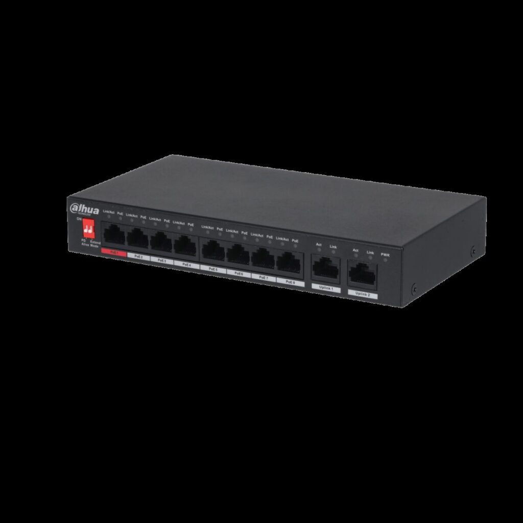 Dahua PFS3010-8ET-96 – 10 Port Fast Ethernet Switch, 8 Port PoE