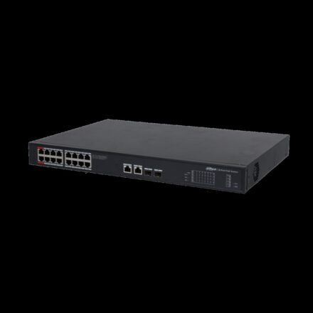 Dahua PFS3220-16GT-240 – 18 Port Gigabit PoE Switch, 16 Port PoE (240 W, 2 Kombo SFP)