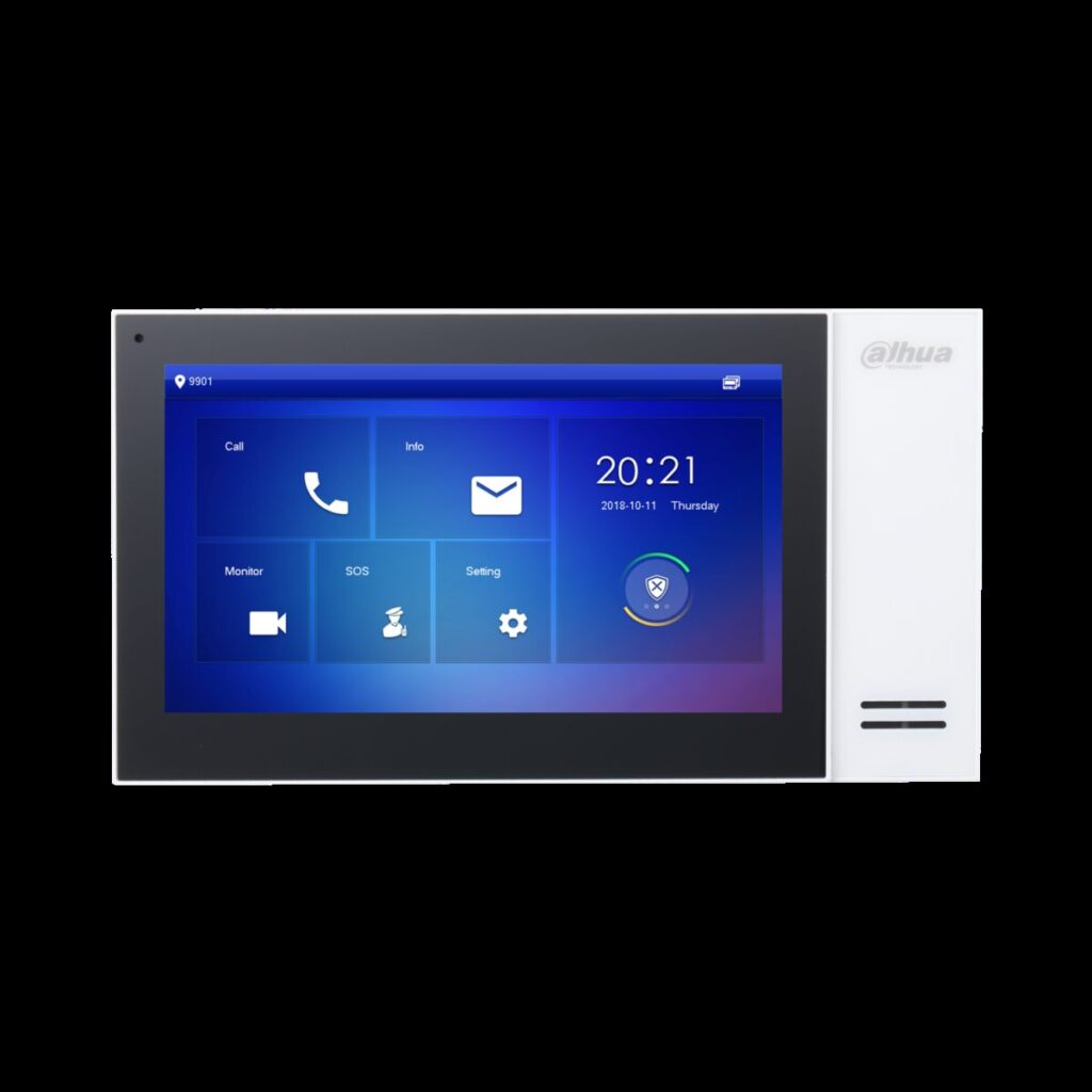Dahua VTH2421FW-P – 7 inç Dokunmatik İç Ünite (Monitör) (Beyaz)