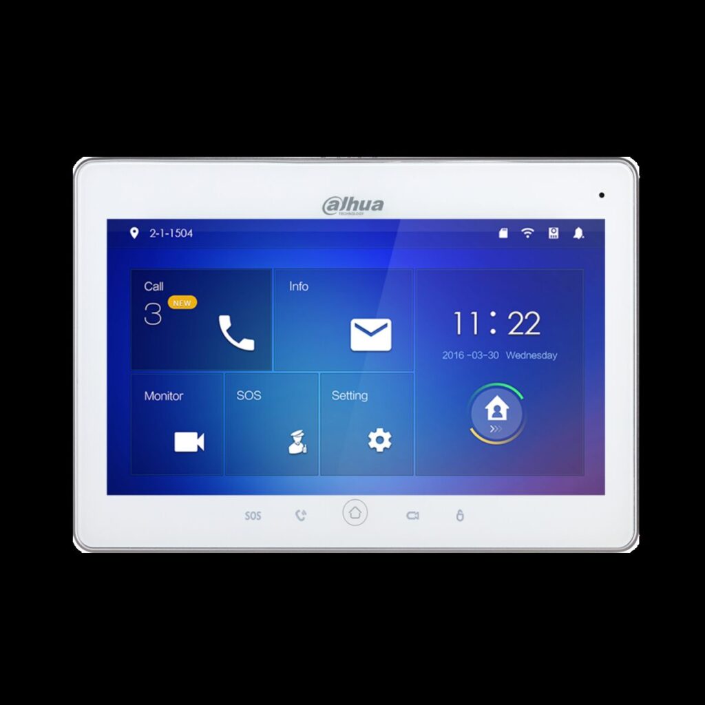 Dahua VTH5241DW-S2 – 10 inç Wi-Fi İç Ünite (Monitör) (Beyaz)